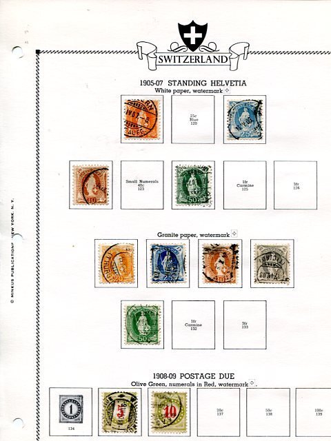 Switzerland lot  used  - Lakeshore Philatelics