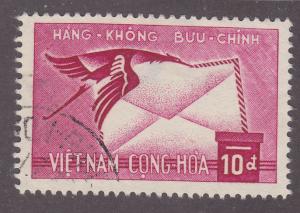 Viet Nam C14 Crane Carrying Letter 1960