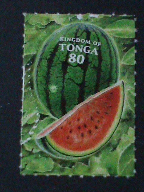 ​TONGA-SC#1054D -BEAUTIFUL LOVELY WATER MELON-DIE CUT- MNH -VF-HARD TO FIND