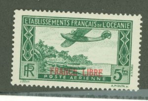 French Polynesia #C2  Single (Airplane)