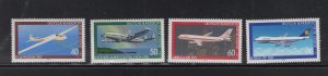 Germany #B570-73  (1980 Airplanes charity set) VFMNH CV $2.70