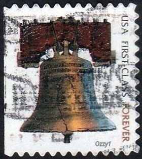 USA 2007 Sc#4125, First Class (41c) Liberty Bell Forever USED-Fine-NH.