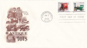 2002, Antique Toys, PCS, FDC (E14823)
