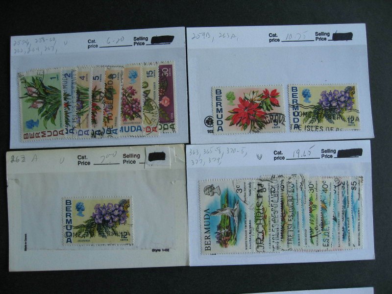 Bermuda used collection very topical assembled in 12 sales cards