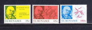 Surinam 603-605 Set MNH TB Bacillus