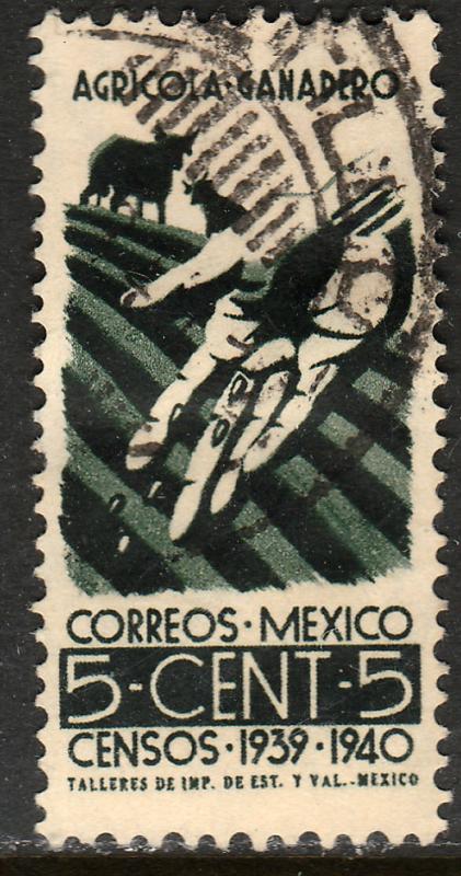 MEXICO 752, 5c Census, 1940. Used. F-VF. (324)