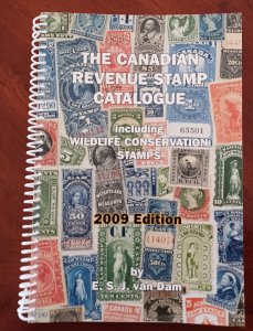 2009 Canadian Revenue Stamp Catalog,  Very Good Used Condition