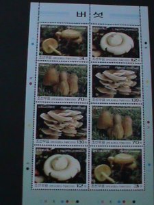 ​KOREA-2003-SC#4324 LOVELY MUSHROOMS -MNH SHEET OF 2 COMPLETE SETS VERY FINE