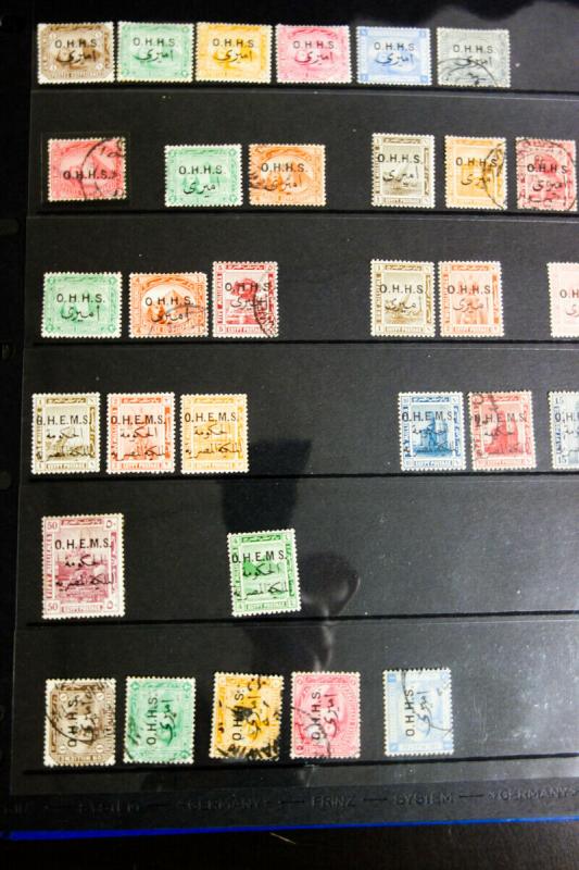 Egypt Stamps Early Specialized Collection mint/used in Book