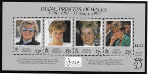 British Antarctic Territory Scott 258  MNH  Princess Diana