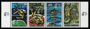 GREECE SG1816/9A 1989 CENTENARY OF MODERN OLYMPIC GAMES MNH