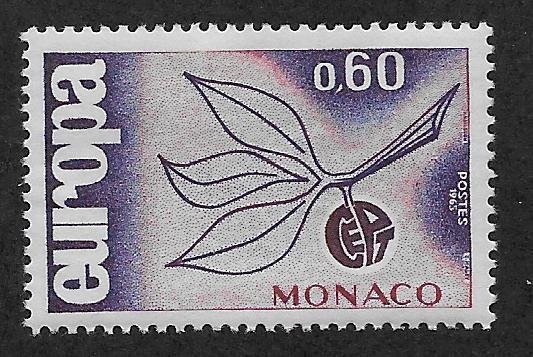 MONACO SC# 617 FVF/MOG 1965