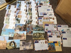 Dealers Lot  of 45+ South West Africa & 2 Zimbabwe cover & postcards   A6470