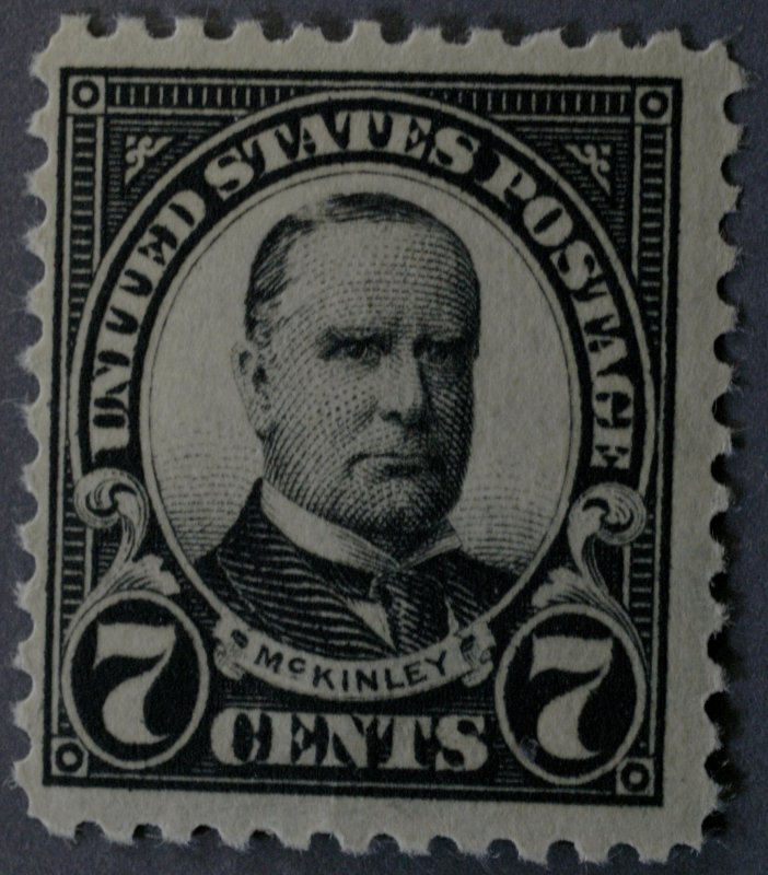 United States #559 7 Cent McKinley OG