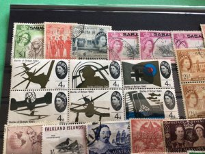 Commonwealth mounted mint & used stamps A14973