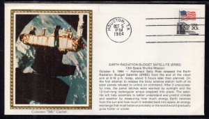 US 13th Space Shuttle Mission Earth Radiation Buget Satellite 1984 Colorano C...