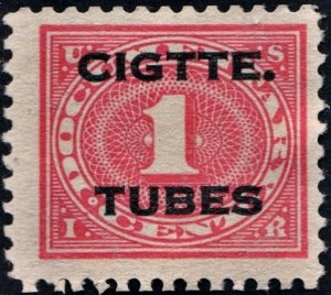 RH1 1¢ Cigarette Tubes Stamp (1919) Used
