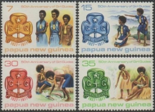 Papua New Guinea 1977 SG338-341 Guides set MNH