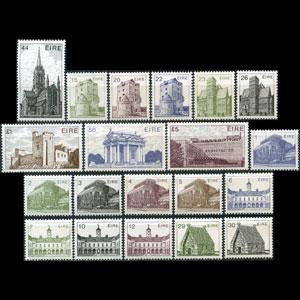 IRELAND 1982 - Scott# 537-56 Buildings Set of 20 NH