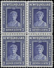 NEWFOUNDLAND   #258 MNH BLOCK OF 4  (1)