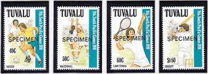 Tuvalu 1991 South Pacific Games Specimens MNH