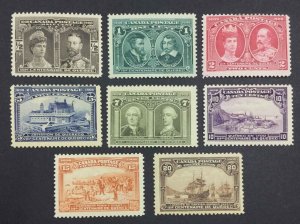 MOMEN: CANADA SC #96-103 1908 MINT OG H LOT #64398