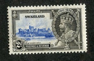 jub1138 SWAZILAND sc #21 MLH (CV $2 )