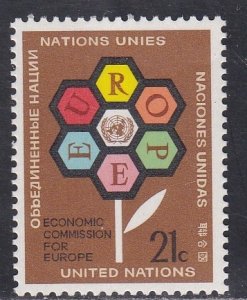 UNited Nations - New York, # 231, Europe & UN Emblem, Mint NH