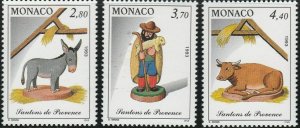 Monaco, #1883-1885  MNH   From 1993