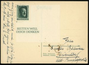 Germany #646 Postal Card Cologne to Dusseldorf 1937 Deutsches Reich Europe