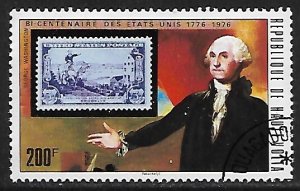 Upper Volta # 356 - George Washington - unused CTO....{KlZw14}