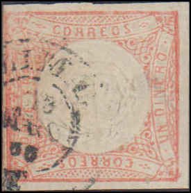 Peru #12, Incomplete Set, 1862-1863, Used