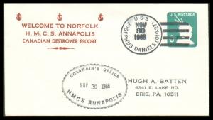 HMCS  Annapolis Nicholson Naval Cover