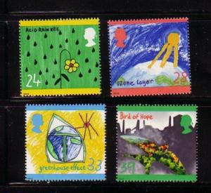 Great Britain Sc 1463-6  1992 Environment stamp set mint NH