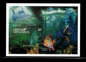 Grenadines 1995 - Marine Life - Souvenir Stamp Sheet - Scott #1730 - MNH