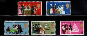 GREAT BRITAIN Scott 612-616  MNH** stamp set