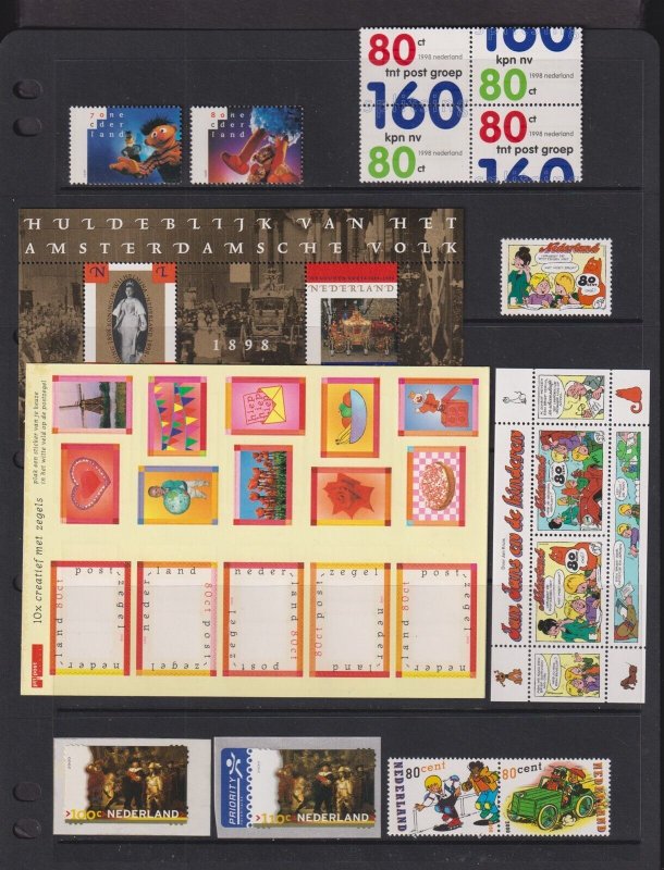 Netherlands - Mint, NH Issues from 1996-2000, cat. $ 25.50