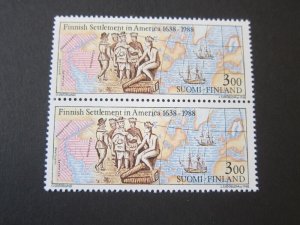 Finland 1988 Sc 768 pair set MNH