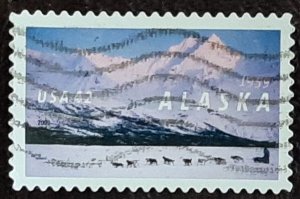 US Scott # 4374; used 42c Alaska from 2009; XF centering; off paper
