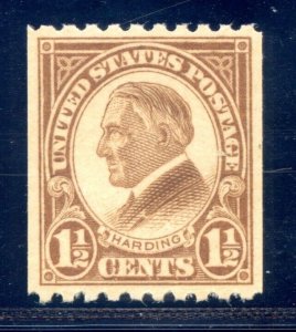 US SCOTT #605 MINT-XF-SUP-OG-NH GRADED 95 W/ PSE CERT SMQ $70 (8/7/24 GP)