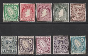 KAPPYSSTAMPS KS2520 IRELAND SC# 106-110 112-115 117 MINT HINGED RETAIL $125