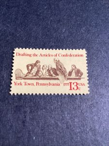 Scott# 1726- Drafting the Articles of Confederation- MNH 13c 1977- MNH-US