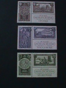 ​POLAND-1961 SC#994-996-1000-VIEWS OF WESTERN TERRITORIES -MNH VF- LAST ONE