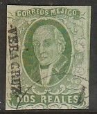 MEXICO-Veracruz 3, 2Reales, USED. VF. (1416)