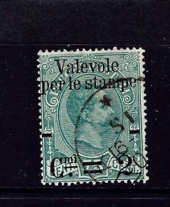Italy 61 Used 1890 surcharge issue