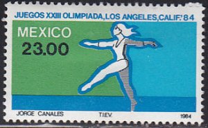 Mexico 1353 Olympic Gymnastics 1984