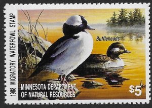 US state Duck - Minnesota  12  $5.00  fine mint NH