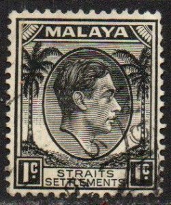 Straits Settlements Sc #238 Used