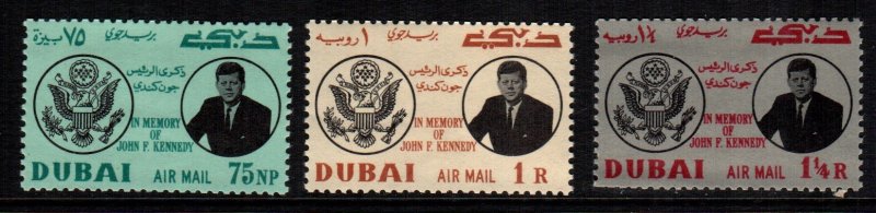 Dubai  c25 - c27  MNH $ 3.85