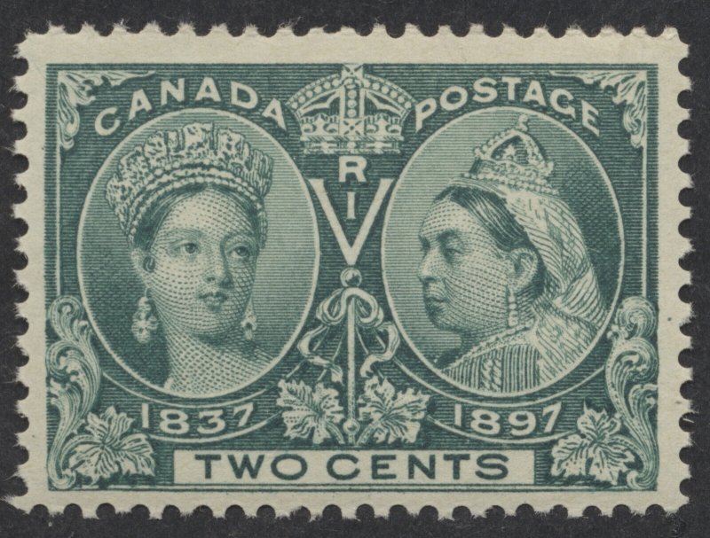 Canada #52 2c Victoria Jubilee Mint OG VF NH